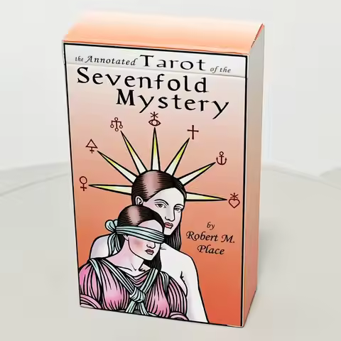 12*7cm Express The Transcendental Philosophy The Annotated Tarot of The Sevenfold Mystery Expresses 