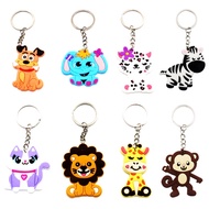 Cute Animals Keychain Toy Super Cute Epoxy PVC Pendant Party Gifts Cartoon Toys Kids