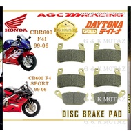 HONDA DISC BRAKE PADS CBR600 F4I CBR600 F4 SPORT GOLD QUALITY G&K