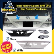 Toyota vellfire alphard anh20 accessories bonnet chrome rear number plate cover exterior garnish