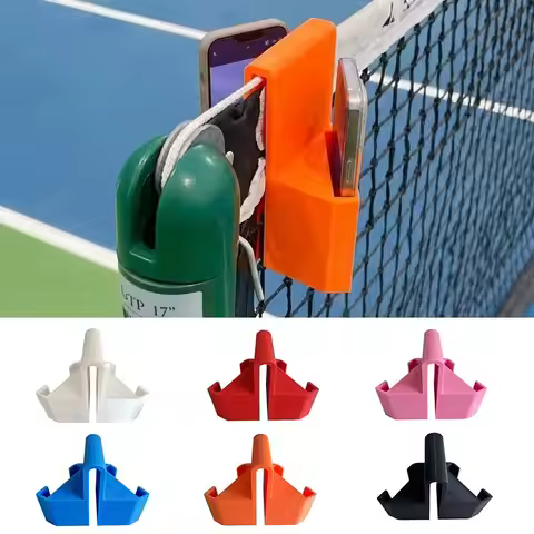 Dual Perspective Tennis Net Camera Mount Secure Clip-On Portable Clamp Phone Action Holder Net Mount