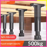 Adjustable Bed Support Frame, Heavy Duty Reinforced Bed Beam Support Bracket with Support Feet