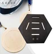 Adepe Medal Display Stand Versatile Hexagonal Easy to Install Award Display Rack Wooden Medal Hanger