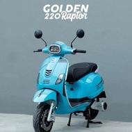 sepeda motor listrik goda golden raptor - blue subsidi