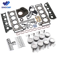 Engine Pistons Gaskets Overhaul Kit For Mercedes-Benz S500 W221 M278 4.6 4.7L V8 2780301517 27803027