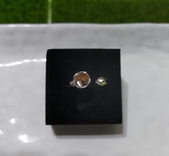 橄欖隕石戒指（S925銀）