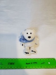 Nici/北極熊鑰匙圈/藍色圍巾