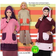 Baju Blause Wanita Muslimah | Tshirt Wanita | Baju Blouse Wanita Muslimah | Tshirt Wanita Lengan Panjang - Qirani