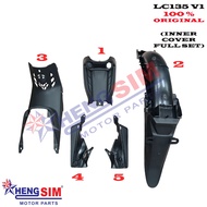 LC135 V1 (ORIGINAL) YAMAHA LC MATT BLACK INNER COVER FULL SET