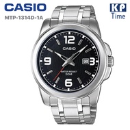 Casio นาฬิกาข้อมือผู้ชาย สายสแตนเลส รุ่น MTP-1314D-1A ของแท้ประกันศูนย์ CMG