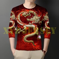 Kaos Shio Naga Lengan Panjang I Jersey Naga I Kaos Naga Tahun Baru 2024 I Kaos Chinese I Kaos Dragon