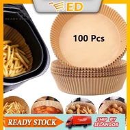 ED_20cm Air Fryer Disposable Baking Papers Non-Stick Steamer Round Parchment Paper Liners Kitchen Accessories