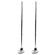 (DKCZ) 2X Car Telescopic Antenna Elasticity Bumper Corner Pole Universal Car Safety Position Pole