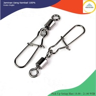 TO-IFA YU GUI FEI Snap Swivel Fishing Hook Connector 26mm 10PCS - S20