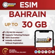 eSIM Bahrain Data 15/30 Days Roaming Travel (3-50GB)