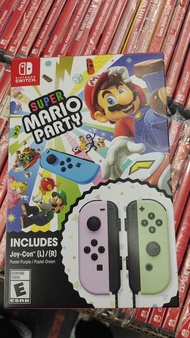 Nintendo Switch Super Mario Party Bundle Includes Joy-Con Pastel Purple / Pastel Green