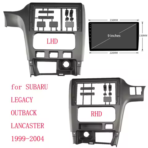 HAOCHEN 9 Inch Car Frame Fascia Adapter For Subaru Legacy Outback Lancaster 1998-2004 Android Radio 