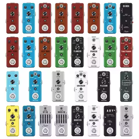 Best Rowin Noise Gate Pedal Guitar Delay Chorus Vibrolo Phaser Flanger Booster Equalizer Effects Fuz