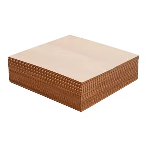 30PCS 30x30cm Basswood Sheets, 3mm Thick DIY Wood Boards, Rectangle Blank Wooden for Crafts, Laser E