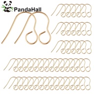 1Bag 100Pcs 316 Stainless Steel Hypoallergenic French Earring Hooks Flat Earring Hooks Ear Wire with Horizontal Loop Golden 18mm Hole: 4.6mm 20 Gauge Pin: 0.8mm