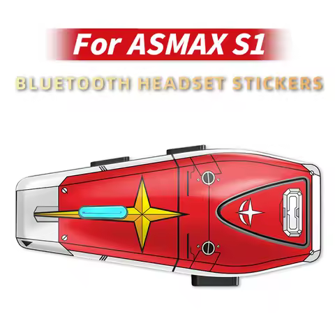 For ASMAX S1 Headphone Stickers, S1 Accessories, Decorative Protective Decals, Anti-Scratch Vinyl Sk