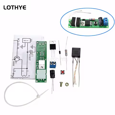 High Voltage Igniter DIY electronic Kit Arc Ignition Parts DIY Kit Arc Generator Arc Cigarette Ignit