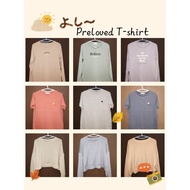 Preloved Women T-Shirt Long Sleeve Fave By Histyle Collection - Available Size M Only