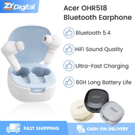 Acer Bluetooth Earphone Noise Cancelling Earbuds 60H Long Battery Life Wireless Earphone