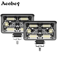 4inch 130w Spotlight LED Light Bar Work Light Yellow White Off Road for Driving Truck Tractor Boat Motorcycle Fog Lamp Headlight
