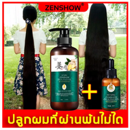 🌙 จัดส่งทันที🌙 ZENSHOW 500ml สูตรน้ำขิง ปลูกผมอย่างอ่อนโยน บำรุงรากผม ผมยาวไว ลดผมหลุดร่วง ยับยั้งรังแค สูตรแก้ปัญหาผมร่วง แชมพูสมุนไพร ยาสระผม anti hair loss shampoo