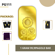 Puregold 99.99 ทองคำแท่ง 1g ลาย ทานตะวัน ทองคำแท้จากสิงคโปร์