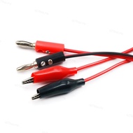 DIY Clip Test Lead Alligator Clips to 4mm Banana Test Lead Cable Double Alligator Head Wire  MY27B