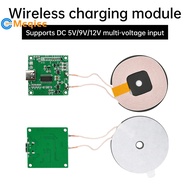DC5V 9V 12V 15W Wireless Charging Module Long Distance 10MM Transmitter Quick Charger Cell Phone Cha