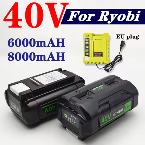 40V 6000MAH lithium-ion batteries For Ryobi series wireless power tools OP4040 OP4026 OP4030 OP4050 