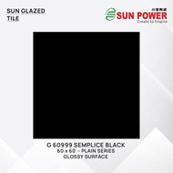 Keramik lantai Sun Power 60/60 60999 Semplice Black