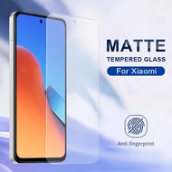 Matte Frosted Tempered Glass For Xiaomi Mi 14 13 12 11 Lite 13T 12T 11T 10T 9T Redmi Note 12 12S 11 11S 10 10s 9 9s 8 7 13C 12C 10C 10A 9T 9A 9C 8A Poco M5 M4 M3 X5 X4 X3 F5 F4 F3 F2 C65 C40 Black Shark 5 4 Pro Screen Protector