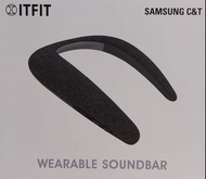 ITFIT by Samsung C&amp;T Wearable SoundBar, ITFITSP07, 穿戴式掛頸藍牙喇叭，100% Brand new!