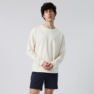 ESP เสื้อสเวตเตอร์ เฟรนช์ชี่ ผู้ชาย สีออฟไวท์ | Frenchie Sweater | 04050