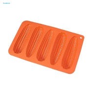 Corn Kernel Detail Baking Molds Non-stick Corn Shaped Baking Pans Flexible Non-stick Corn Bread Stic