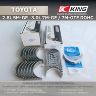 KING Bearing TOYOTA 2.8L 5MGE 3.0L 7MGE 7MGTE Celica MA61 Supra MA70 Soarer MZ11 Cressida MX83 Crown