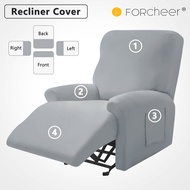 Recliner Sofa Cover 1 Seater Stretch Recliner Sofa Slipcover 2/3/4 Seater Relax Armchair Lazyboy Cover Washable