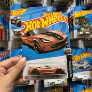 Corvette C7 Z06 Convertible US Card Hot Wheels Mainline Basic Car 1:64 Diecast Car