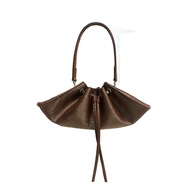 WOVE - Rocking Dumpling bag กระเป๋าถือสำหรับออกงาน ทรงเกี๊ยว สีขาว มีเชือกรูด