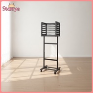 Sunnimix Multi-Peg Hairpiece Storage Organizer Freestanding Hairpiece Rack Wheeled Hairpiece Organiz