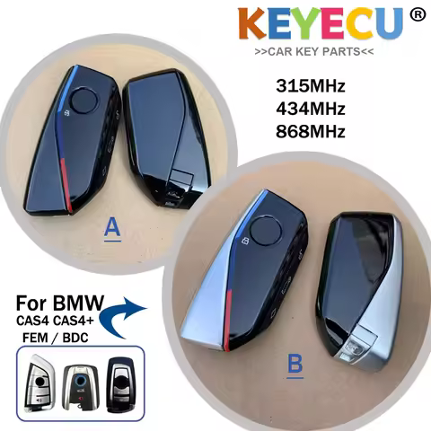 Upgraded Car Remote Key For BMW F 3 5 7 Series X5 X6 F20 F22 F30 CAS4 CAS4+ FEM BDC 315 434 868 MHz 
