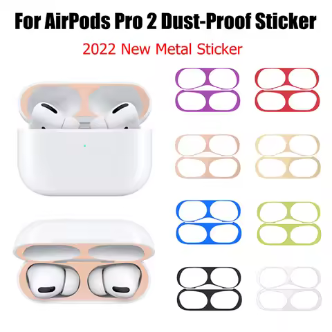 Cover For AirPods Pro 2 Dust-proof Sticker For AirPods Pro 3 Pro2 USB C Scratchproof Protection Film