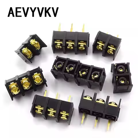 5PCS KF1000 2P 3P 4P PCB Screw Terminals Block Connector 10mm Pitch 2/3/4Pin Spliceable Screw Termin