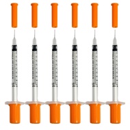 1ml/0.5ml Disposable Injection Syringe Hand Push Type Syringe Feeder Screw with Scale Fixed Type Syr