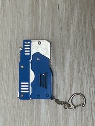 玩具摺疊橡筋槍鎖匙扣
