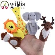 WILLIS Mini Animal Hand Puppet, Dinosaur Montessori Hand Finger Puppet, Educational Toy Puppy Colorful Safety Doll Finger Puppet Toy Set Preschool